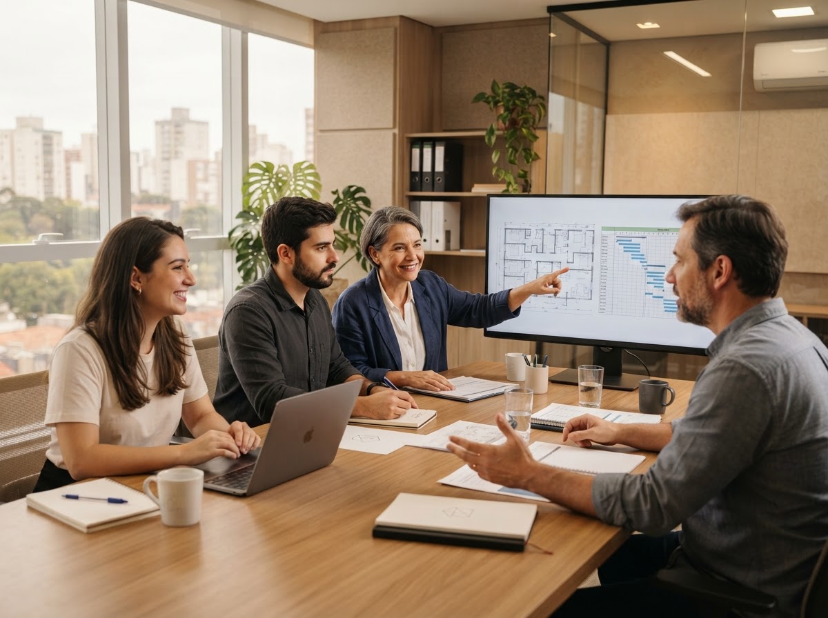 Vera Ganhatália — equipe analisando modelos preditivos de mercado
